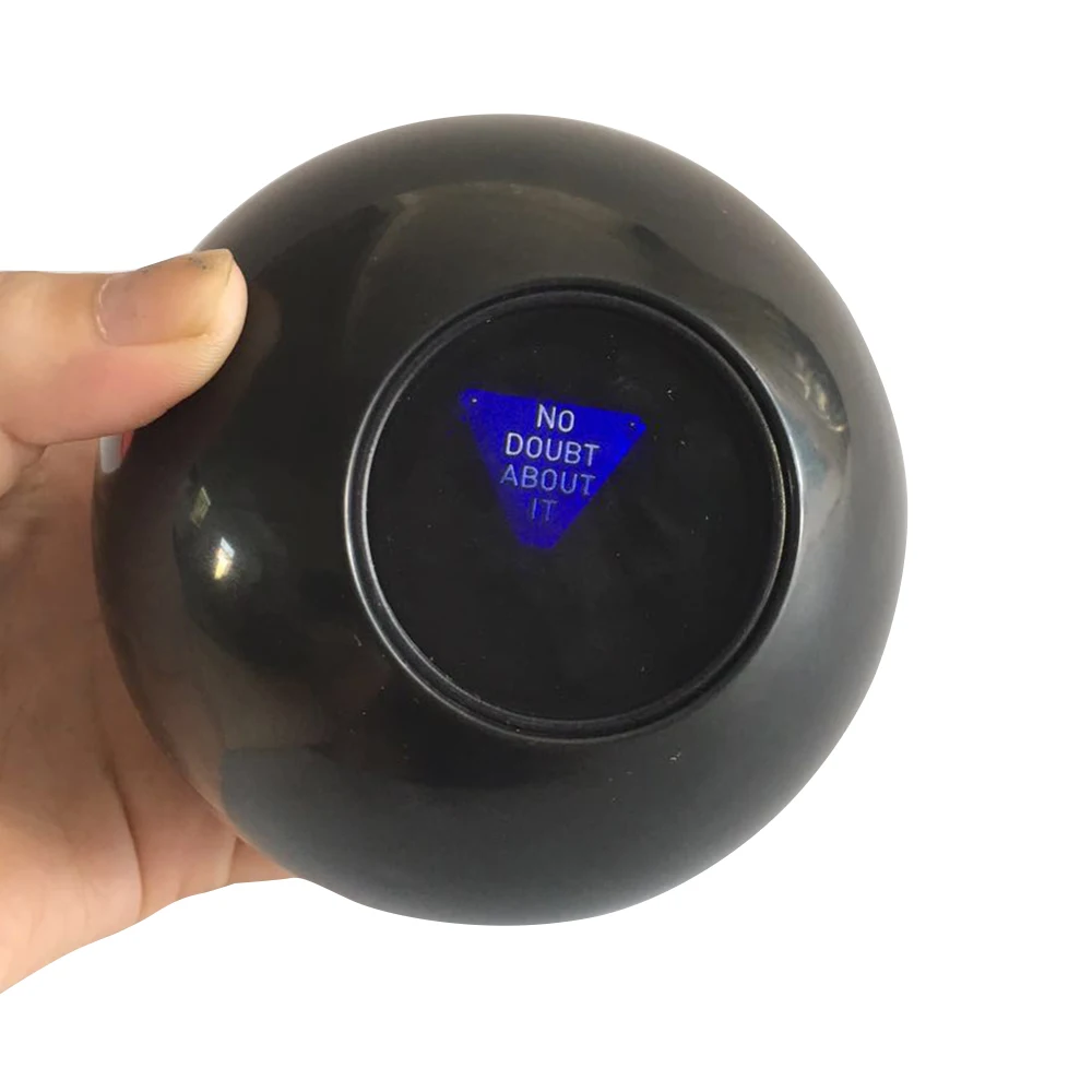 Черный 8 Магический предсказательный шар Забавный Сферический магический обучающий игрушки для детей магические трюки Классические