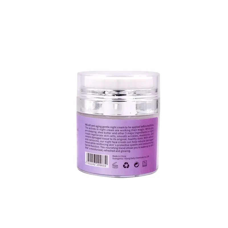 Harga 50g Organik Shea Butter Tan Retinol Night Cream Pelembab Regenerasi Tidur Lembab Segar Whitening Cream untuk Wajah