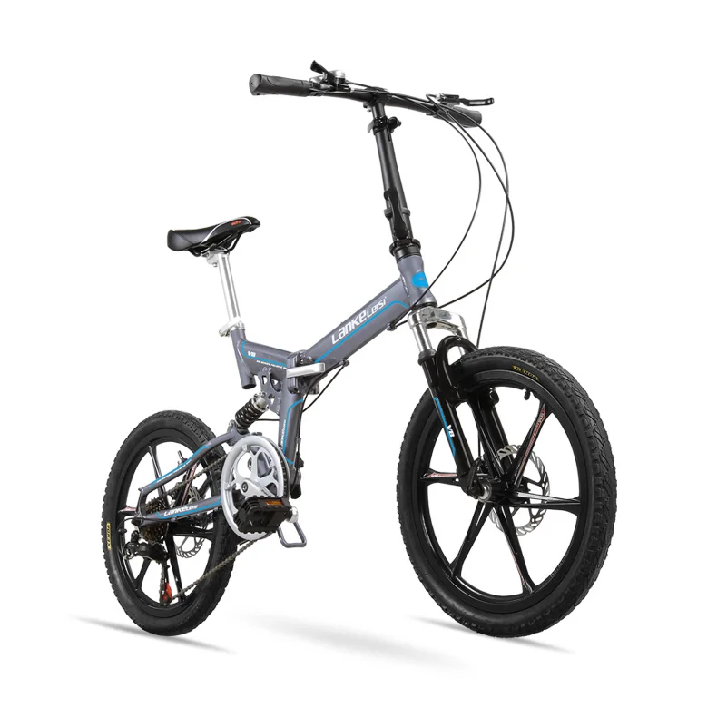 Excellent 7 Speed 20 inches Folding Bike, Magnesium Alloy Rim, Front and Rear Disc Brake, Top Brand Speed Control System. 20