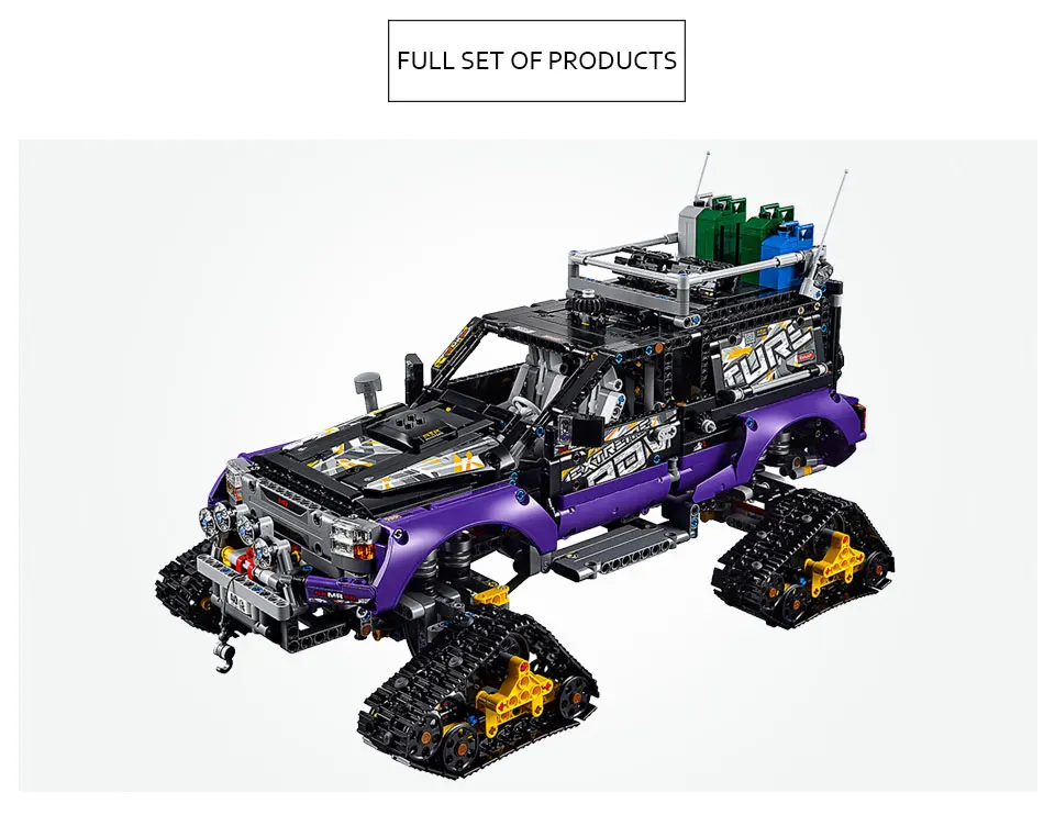 Technic Series экстремальные Приключения 2в1 модель 4 High-Grip конструктор игрушки для детей Совместимые технические наборы