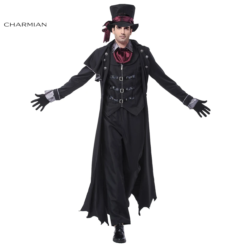 XXL Adulte Deluxe Vampire Costume Comte Dracula Fancy Dress/Gothic Outfit-Neuf 