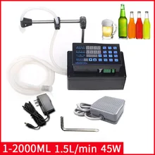 24 Вт 1-2000 мл CNC полностью Самостоятельная разливочная машина для жидких напитков цифровой контроль разливочная машина для воды, масла, парфюма, молока, флаконов