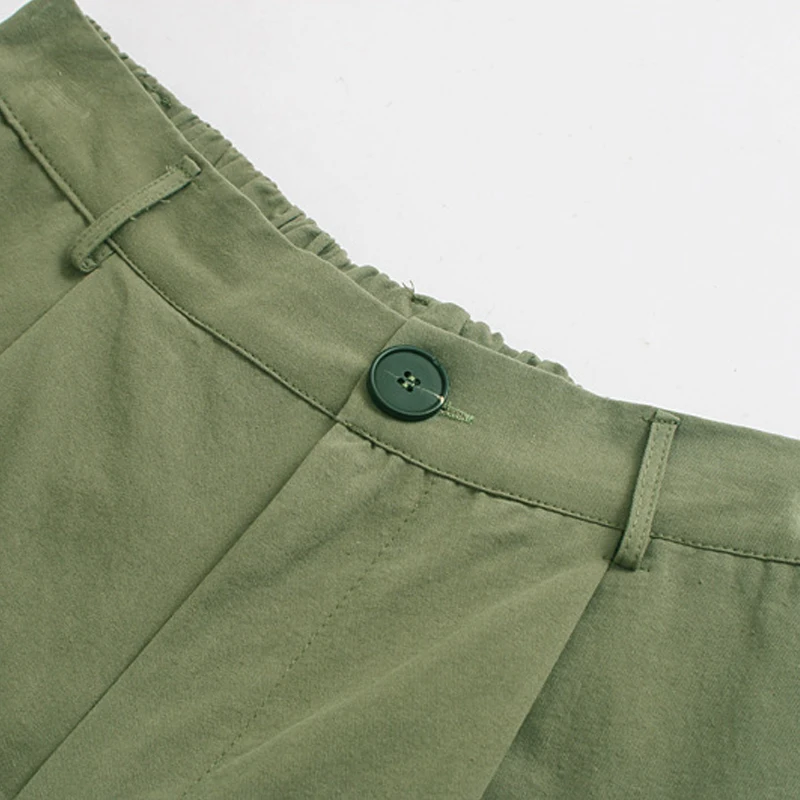 GOPLUS Green Empire Wide Leg Pants Women Pockets Cargo Pants 2019 Spring Summer Elastic Waist Streetwear Pants Trousers C8960 GOPLUS Green Empire Wide Leg Pants Women Pockets Cargo Pants 2019 Spring Summer Elastic Waist Streetwear Pants Trousers C8960