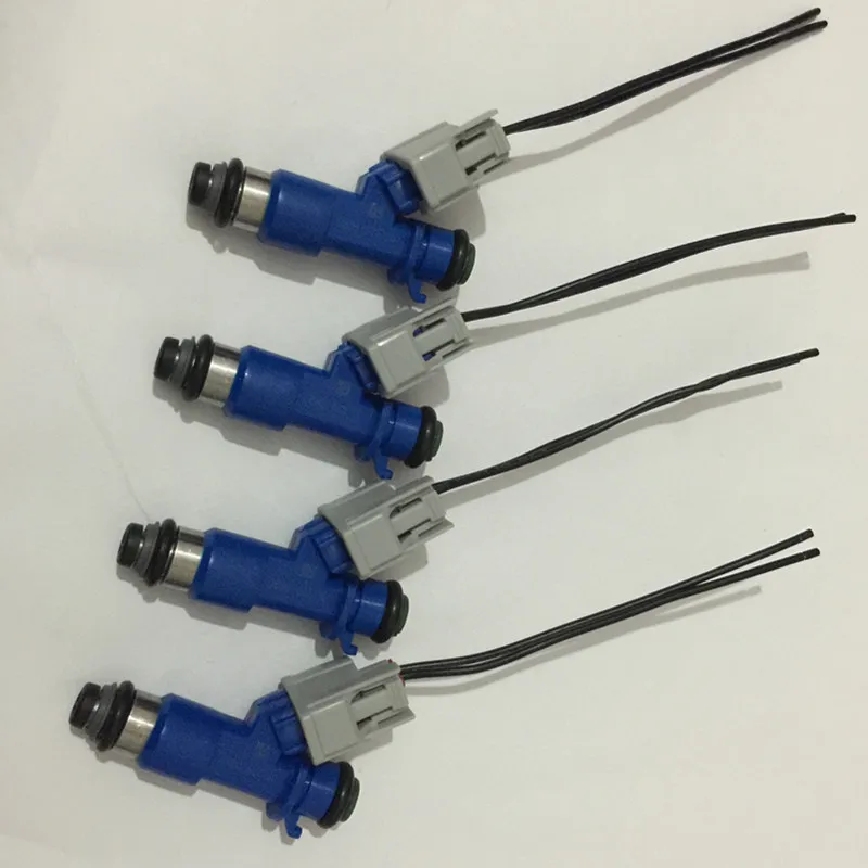 4Pcs Con Tappi Per Le Orecchie Genuino 410Cc Rdx Iniettore Di Carburante 16450Rwca01 16450-Rwc-A01 Per Acura Honda Civic Rdx Integra Rsx K20 K24 B16 B