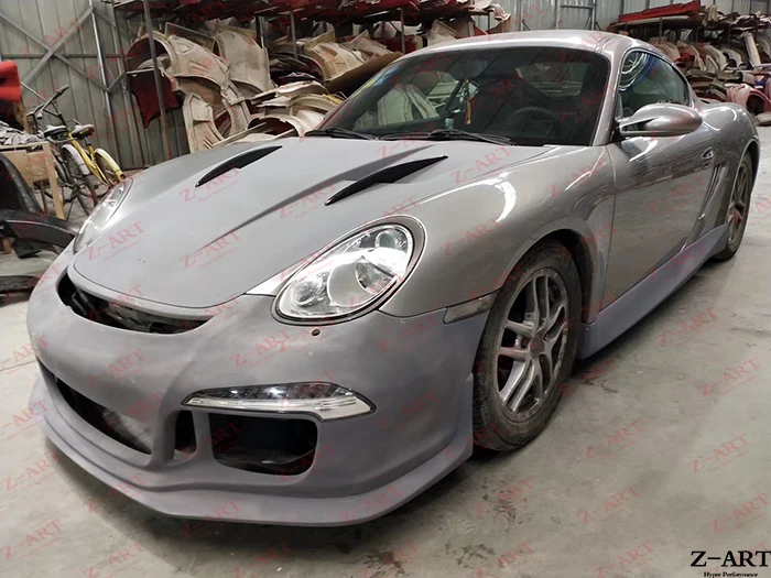 Z-ART углеродное волокно капота двигателя для Porsche 987 Boxter Cayman из циркониевого