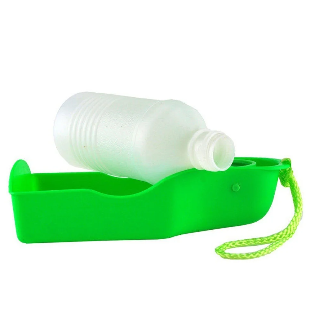 500ml Portable Foldable Pet Dog Drinking Bowl Bottle Outdoor Travel Kettle Feed Water Bowl Fountain (3)
