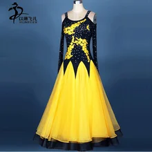 Ballroom Dance Competition Dresses Women Standard Ballroom Waltz Dress Girls Customized Ballroom Waltz Tango Costume