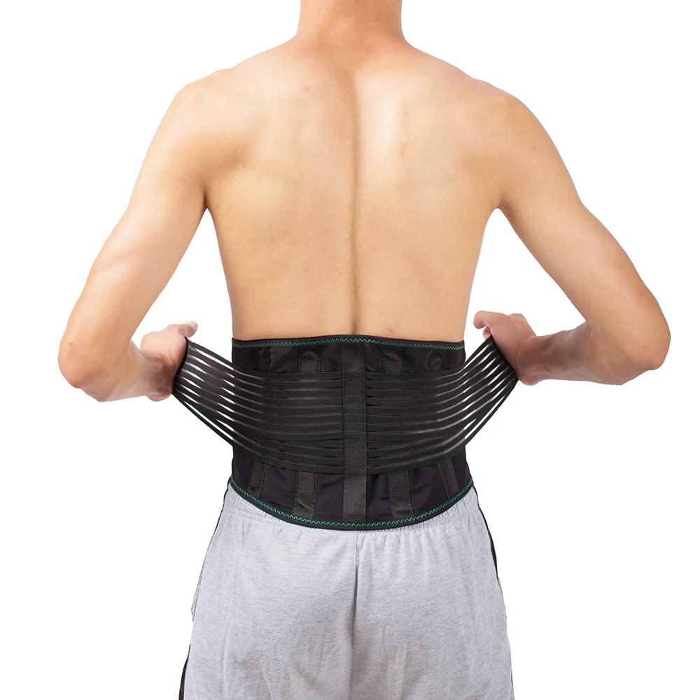 Lower Back Lumbar Spinal Spine Waist Brace Support Belt Corset
