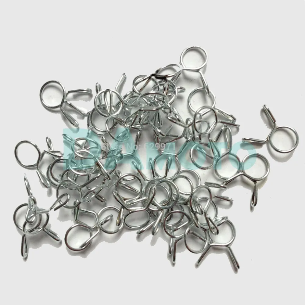 1000 pce FUEL LINE SPRING HOSE CLAMPS (25 CLAMPS) 5/16" (8MM)in Pumps