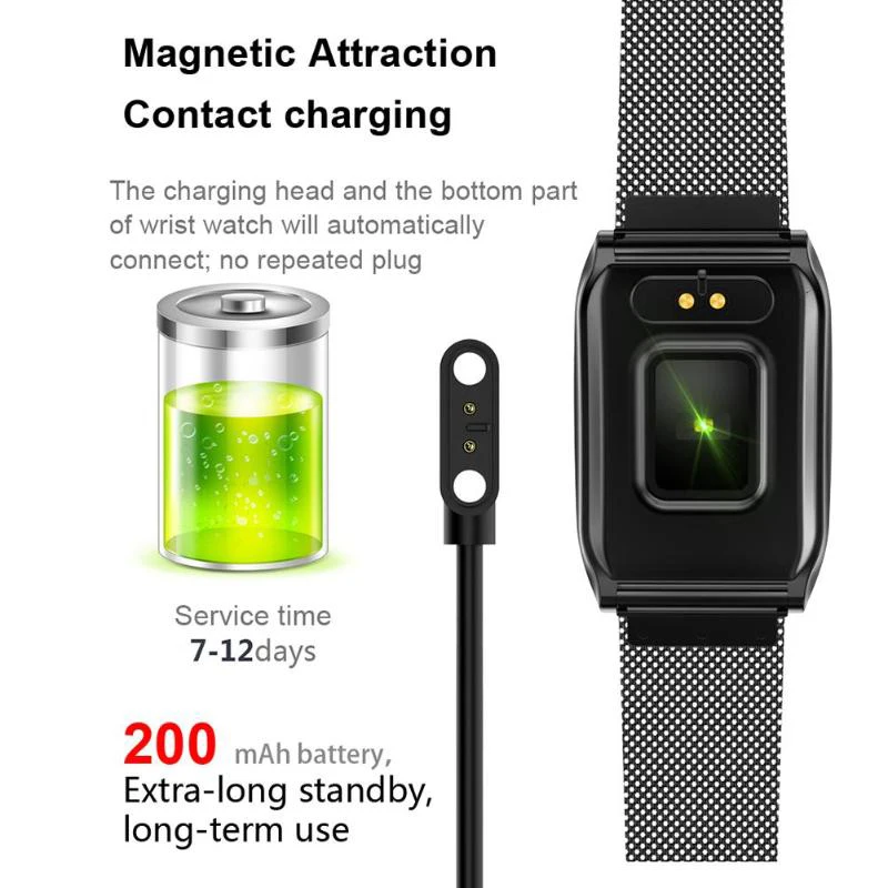  F9 1.3Inch Fashion Smart Bracelet Color Screen Ip68 Waterproof Pedometer Smart Watch Activity Fitne