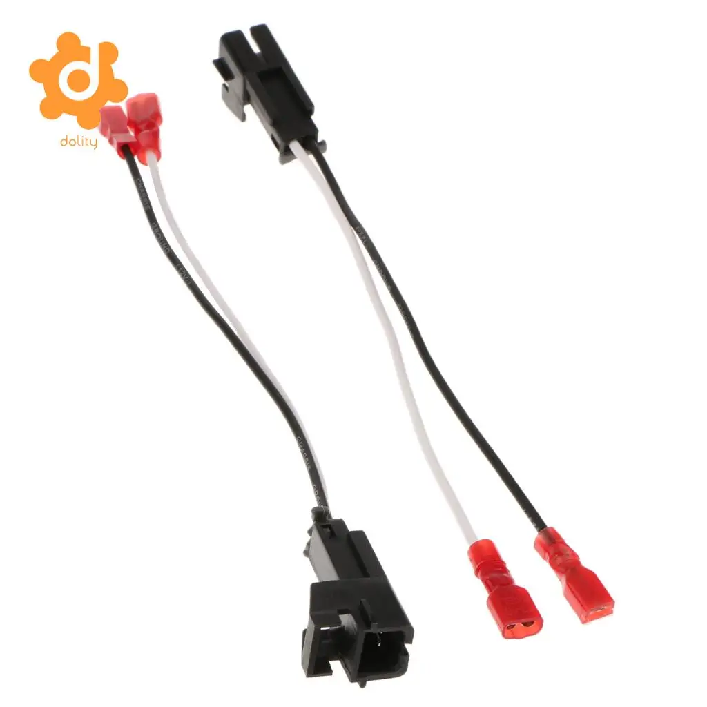2 Pieces Car Speaker Wire Harness Adapter Plug for Chevrolet Buick Hummer