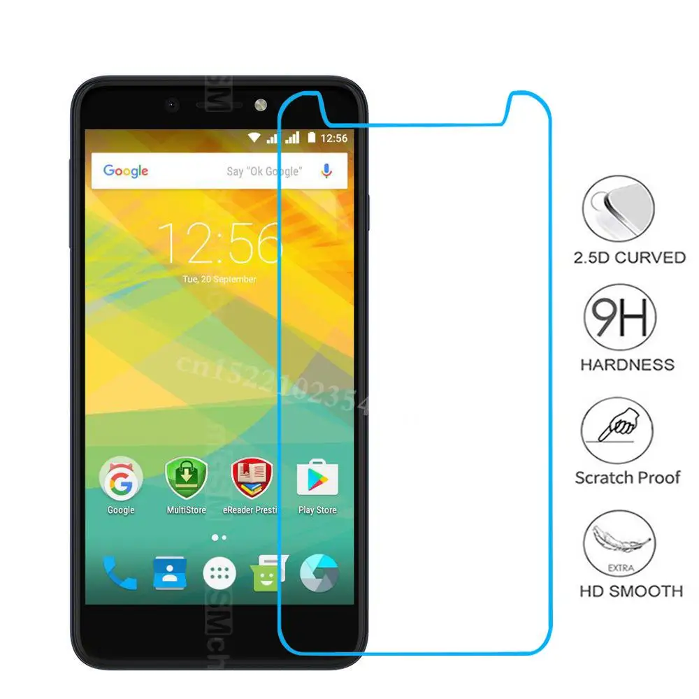 Smartphone Tempered Glass for PRESTIGIO GRACE Z5 Explosion-proof Protective Film Screen Protector cover