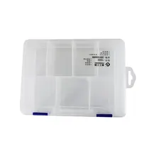 1222 Пластик ящик для инструментов прозрачный ящик для электронные детали, болты ящик для хранения пластиковый для электронных запчастей инструмент Коробки