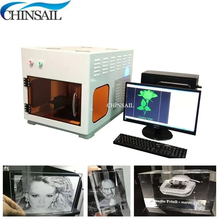 Мини металлическая лазерная маркировочная машина 2d 3d Внутренняя гравировка для