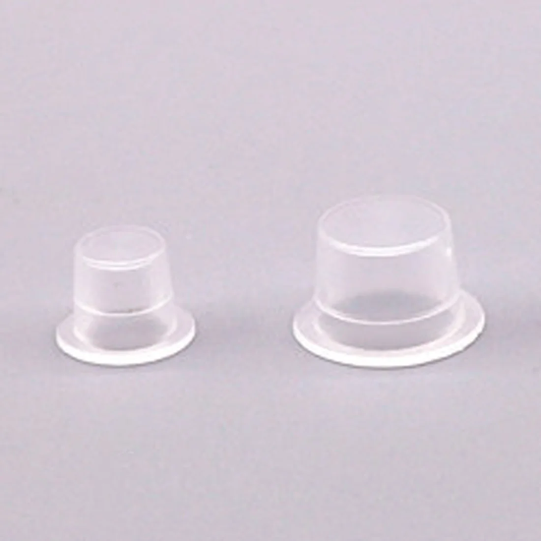 Горячая 100 шт. Пластик чернил для татуажа чашки постоянной татуировки макияж