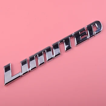 

DWCX 1pc Car Styling 3D ABS Chrome Badge Sticker Luxury LIMITED Edition Letter Emblem Logol Fit for Toyota Highlander