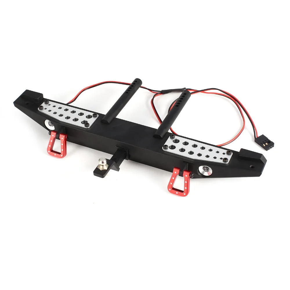 Металлический задний бампер + LED свет RC автозапчасти аксессуары для 1/10 весы