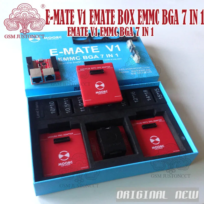 E-MATE V1 Emate box EMMC BGA 7 IN 1- gsmjustoncct-a2