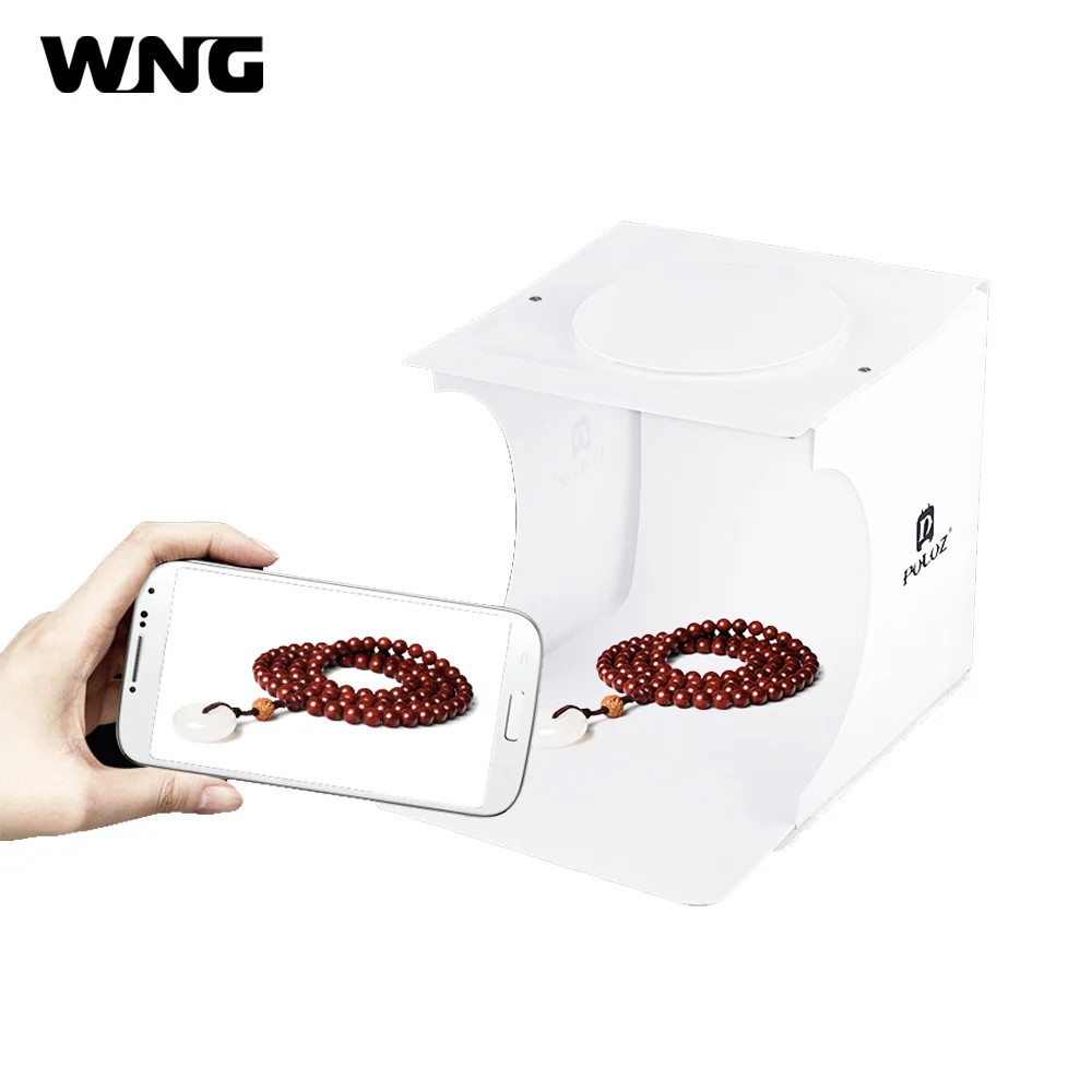 

8" 20*20cm Mini Foldable Camera Photo Studio Box Photography Light Tent kit with 6 Color Backdrops
