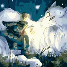 Современная Цифровая живопись маслом на холсте, уникальные подарки, картина с изображением животных, картина по номерам, украшение дома AOP011