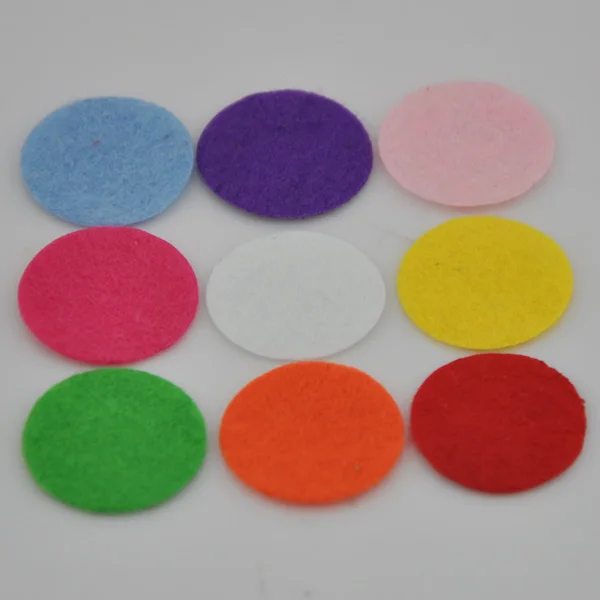 

The 50pcs Felt 25mm Circle Appliques -Lots Color Free Shipping