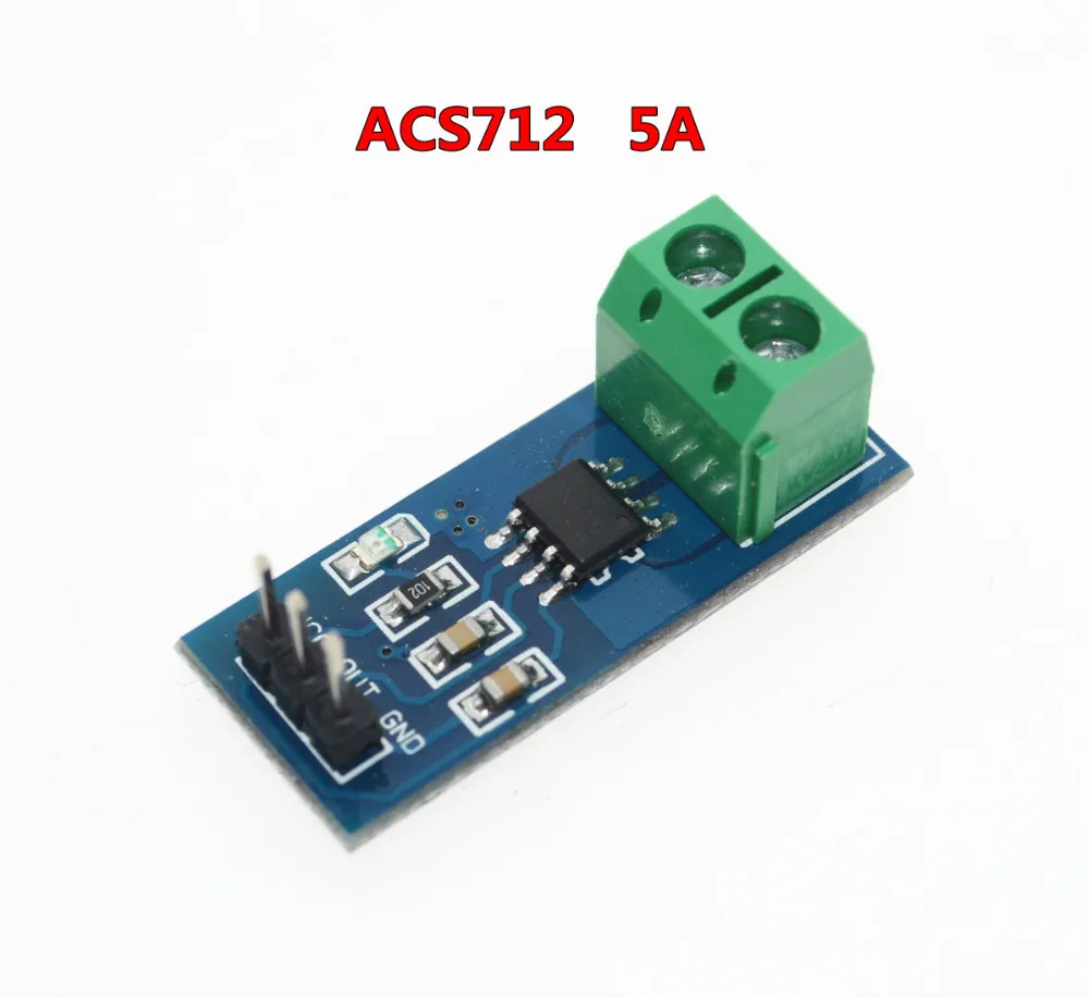 5PCS 20A ACS712 Module Measuring Range 5V Current Sensor Hall Board for Arduino 