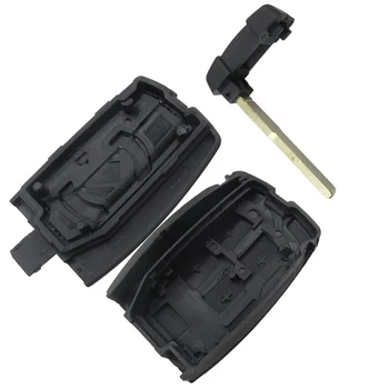 OkeyTech custodia a conchiglia con chiave a distanza a 5 pulsanti adatta per Land Rover Freelander 2 3 chiave di ricambio per auto chiave intelligente con lama spedizione gratuita - OkeyTech custodia a conchiglia con chiave a distanza a 5 pulsanti adatta per Land Rover