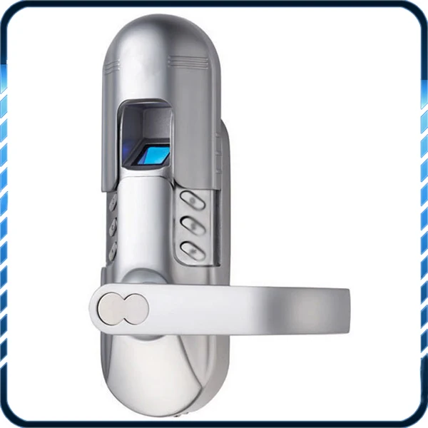 

Right Handed keyless biometric fingerprint door lock with single latch easily replaced for Old door hole