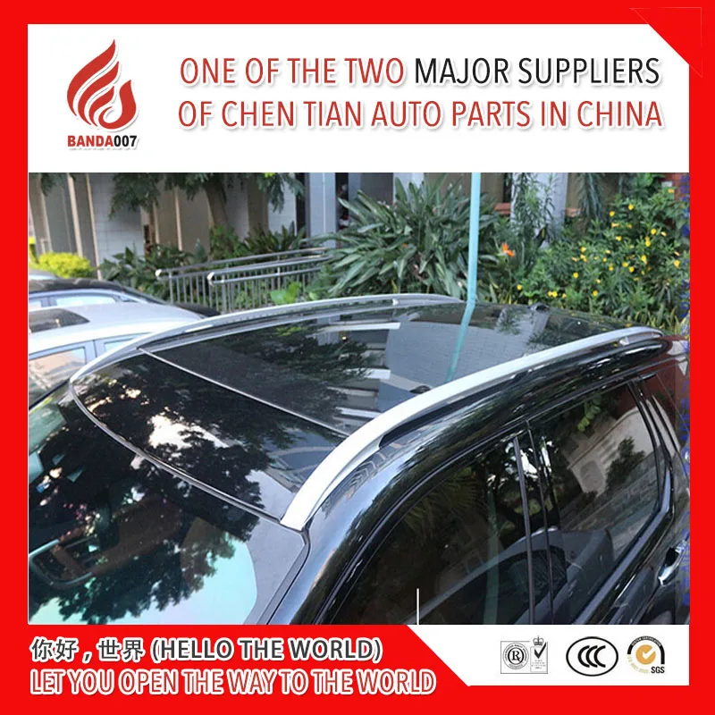 Hot sale Aluminium alloy black Silver color side rail bar roof rack for discovery sport 2015