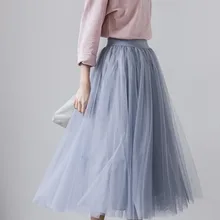 Последняя версия женских юбок длиной до икры Модный Чистый цветной эластичный пояс осень-зима может носить красивую юбку для женщин