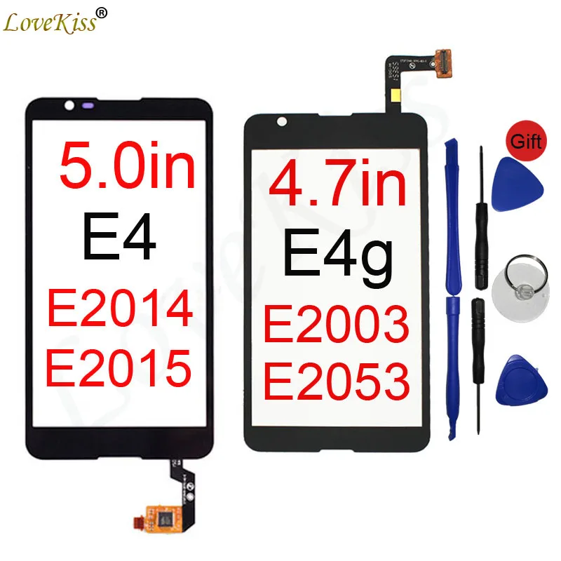 

Touchscreen For Sony Xperia E4 E2014 E2015 E4g E2003 E2053 Touch Screen Sensor Front Panel LCD Display Digitizer Glass TP Repair