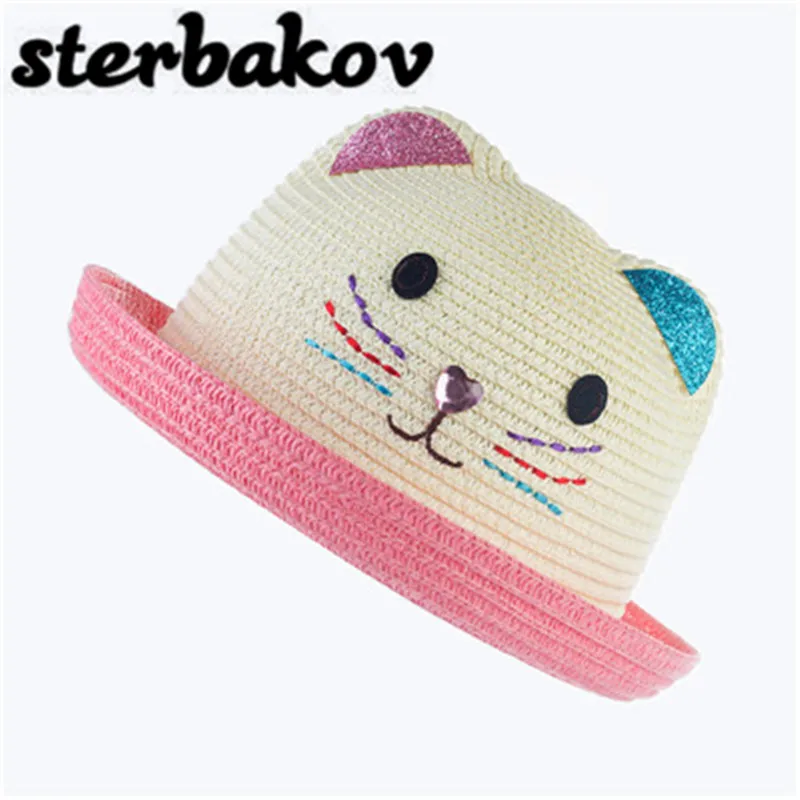 499 59 De Réductionen Gros Nouveau Bébé Chapeau Casquette été Enfant Chat Oreilles Oreille Décoration Mignon Plage Chapeau Fille Garçon Soleil
