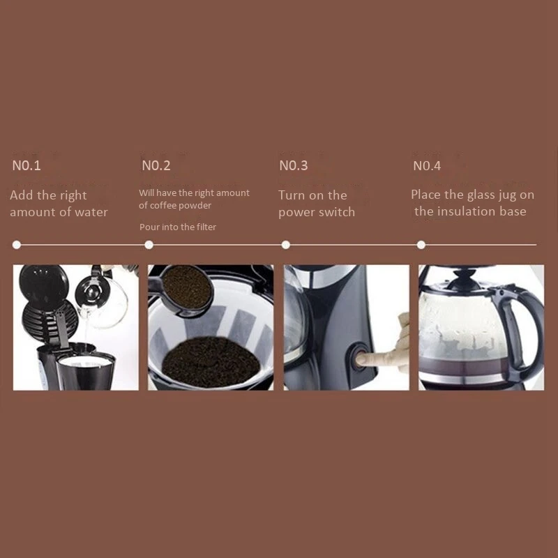 Горячая! 650 мл электрическая автоматическая капельная Кофеварка кофе-машина для домашнего использования кофейник мини американская капельная кофемашина для изготовления