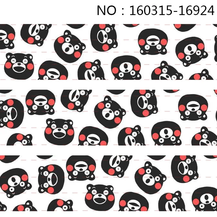 10 ярдов-разные размеры-японская мультяшная лента с рисунком - Цвет: 160315-16924