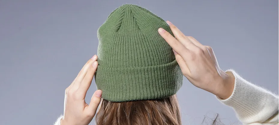 FURTALK Женщина Шерсти Вязать Шапочки Hat Манжеты Шапочка Смотреть Cap Весна Череп hat Зимняя шапка