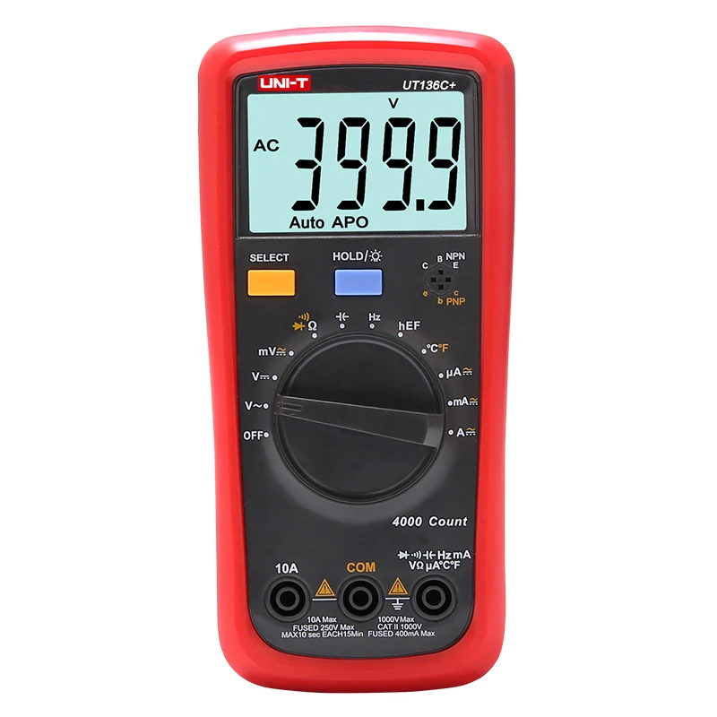 Цифровой мультиметр UNI T UT136C + измеритель автоматического отключения питания