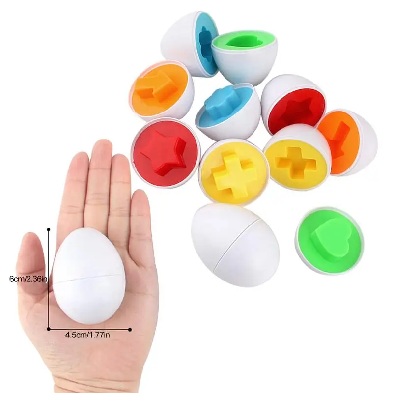 

Baby Toys Puzzle Random Educational Toys Recognize Color Shape Kids Egg Fight inserted Color Matching Toys