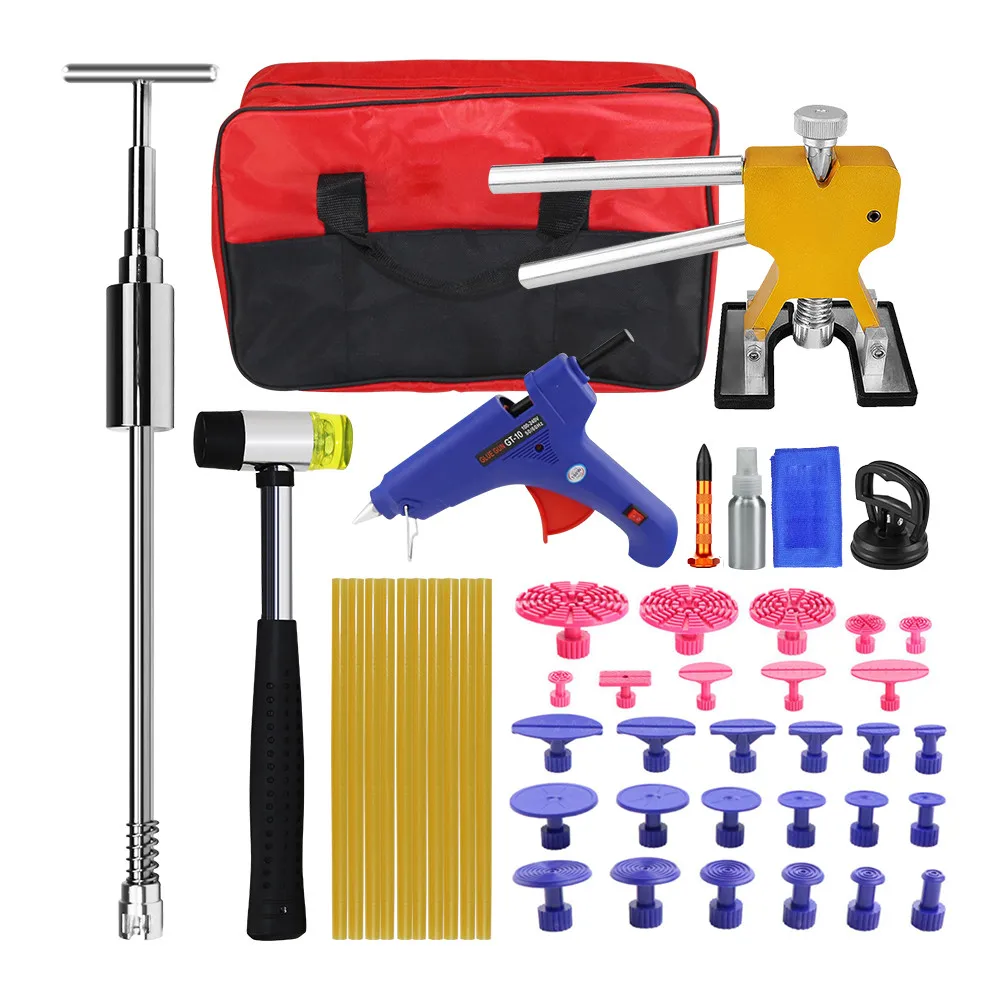

PDR Tools Car Repair tools Paintless Dent Removal PDR Kit Dent Puller Hand Set Auto Repair Tool Kit For Car Household DIY Repair