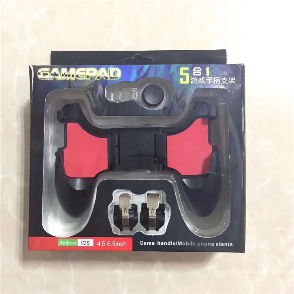  Mobile Phone Game Controller Gamepad Handle Moving Joystick and Fire Trigger for smartphone Games L