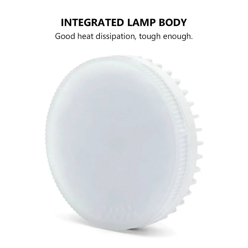 Оптовая продажа 4 шт./лот GX53 45 35 LED 3528 SMD 5 Вт 7 9 12 15 18 3000 К 6500 к теплый белый Потолочный