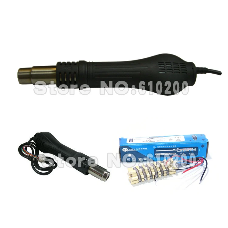

Free shipping Saike BGA Soldering Station HOT AIR GUN Handle 700W 220V for 898D 852D+ 858D 909D 952D + 1/PCS Ceramic Heater