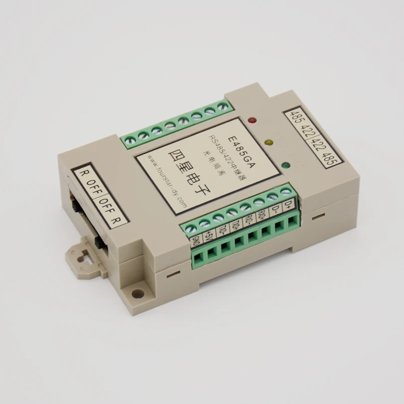 

RS485 and RS422 Universal Optical Isolation Repeater No Delay Bidirectional Extended Communication Distance 2 km (at 9600bps)