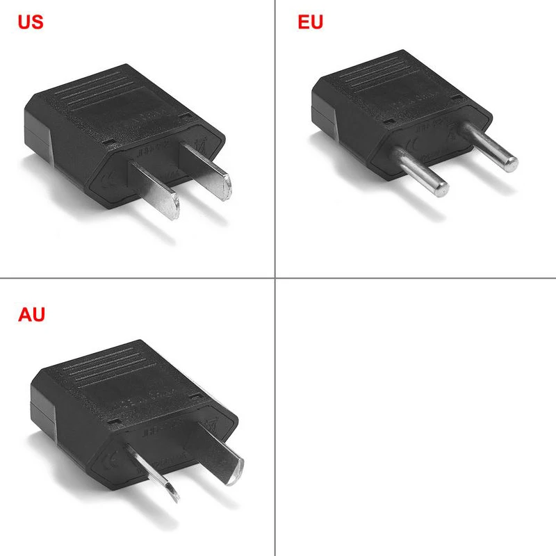 Европейский ЕС США AU штепсельный адаптер Американский Китай Япония США в ЕС Евро адаптер питания для путешествий электрическая штепсельная вилка конвертер розетки