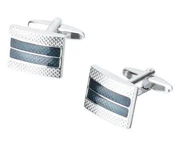 

10pairs/lot Luxury Rectangle Enamel Cufflinks Business Style Shirt Cuff Nails Cuff Links Men's Jewelry Accessory Gemelos Gift