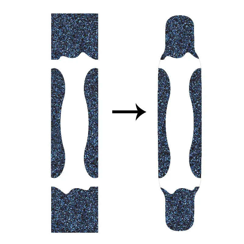 122*24 см Longboard наждачная бумага утолщаются ограниченной скольжения Перчатки для скейтборда ленты плоская пластина Griptape наклейки для борд