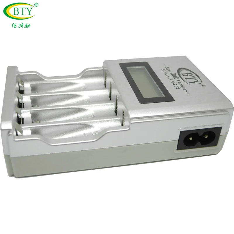 BTY 903 4 слота быстрая скорость Смарт ЖК дисплей для AA AAA 14500 10440 Ni MH CD аккумуляторные