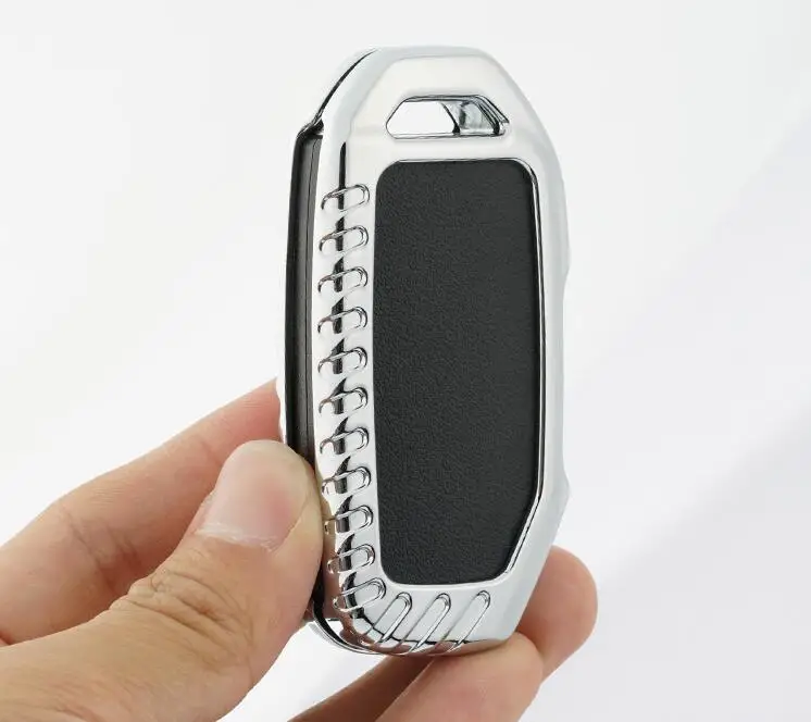 Автомобильный чехол для ключей из гальванического сплава для KIA Sportage Smart Remout Key Case Аксессуары