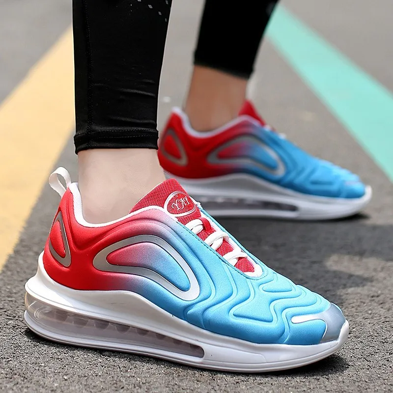 

2019 New Men Caual Shoes unisex Comfortable Breathable Sneakers Fashion Lace Up Zapatos Hombre Popular air cushion bottom