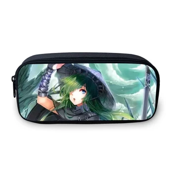 

VEEVANV Anime Printing Men Pencil Case Cute Girls Wallets Women Makeup Bags 3D Cartoon Boys Pen Storage Bags Large Pen Purse New
