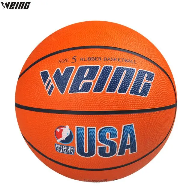 WEING Official size 5 plastic basketball outdoor sports accessories